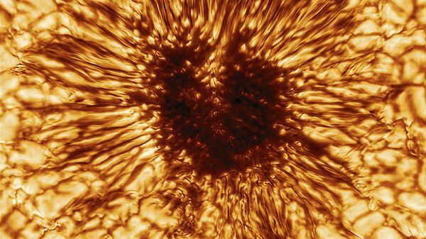 Una mancha solar, captada por el Telescopio Daniel Inoue (DKIST) - Sputnik Mundo