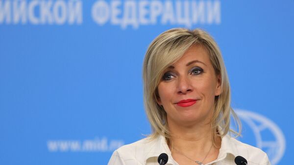 María Zajárova, portavoz del Ministério de Exteriores de Rusia - Sputnik Mundo