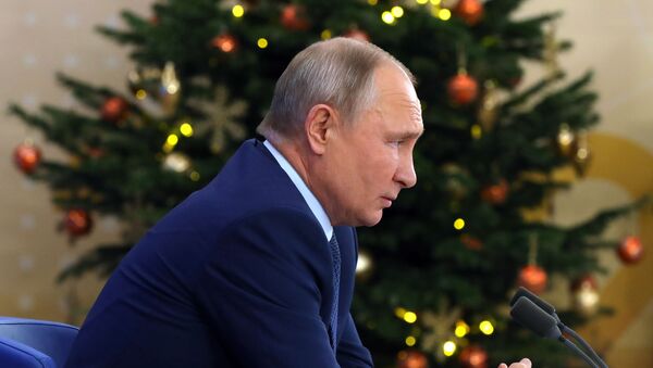 La gran rueda de prensa anual del presidente ruso, Vladímir Putin - Sputnik Mundo