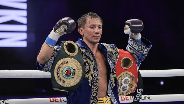 Gennady Golovkin, el boxeador kazajo tras la victoria contra Kamil Szeremeta  - Sputnik Mundo