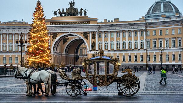 Un carruaje en San Petersburgo (imagen referencial) - Sputnik Mundo