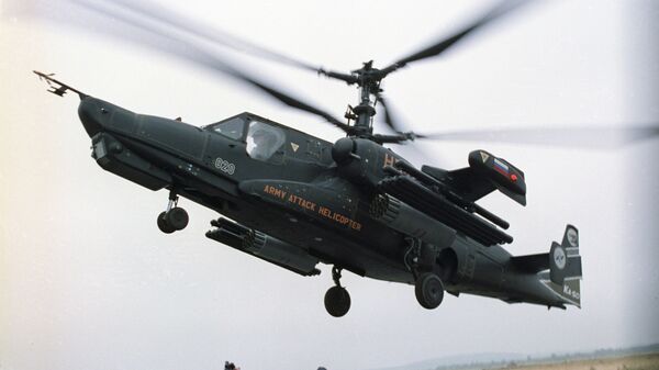 Helicóptero de ataque Ka-50 Tiburón Negro - Sputnik Mundo