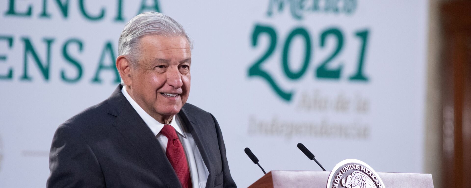 Andrés Manuel López Obrador, presidente mexicano - Sputnik Mundo, 1920, 22.02.2021