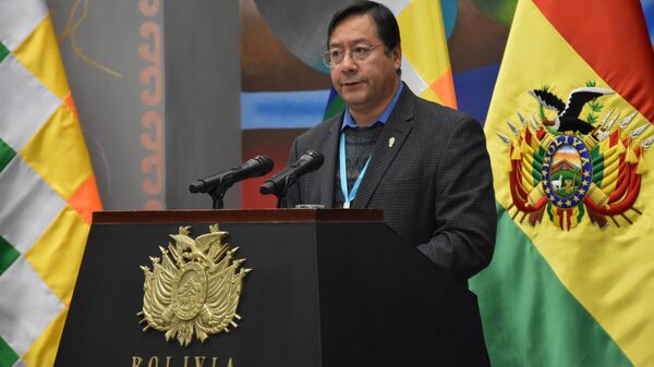Luis Arce, el presidente de Bolivia - Sputnik Mundo