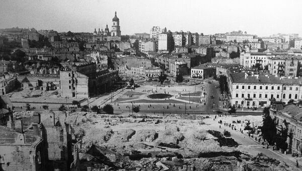 La vista de Kiev tras la liberación de la ocupación nazi - Sputnik Mundo