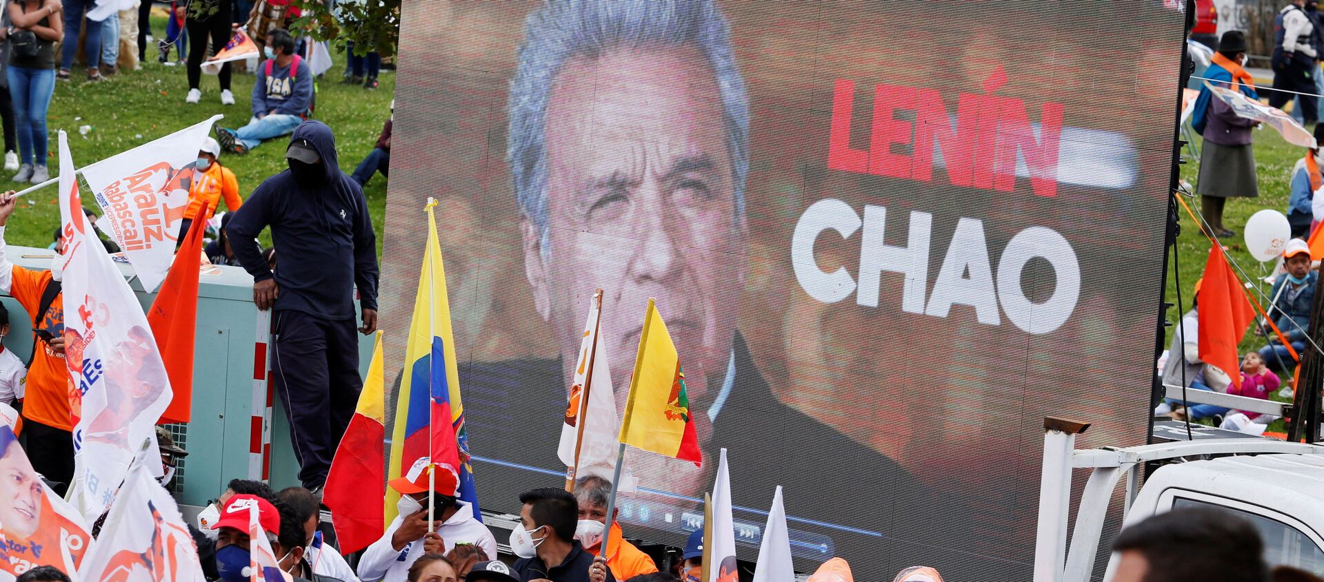 Campaña electoral de Andrés Arauz en Ecuador - Sputnik Mundo, 1920, 06.02.2021