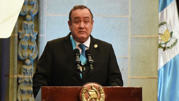 Alejandro Giammattei, presidente de Guatemala - Sputnik Mundo