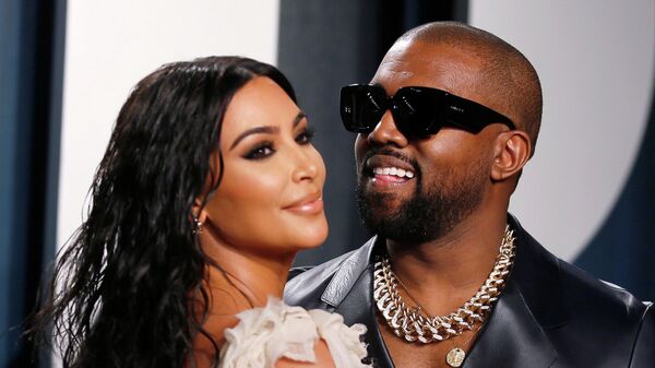 Kim Kardashian y Kanye West, celebridades estadounidenses - Sputnik Mundo