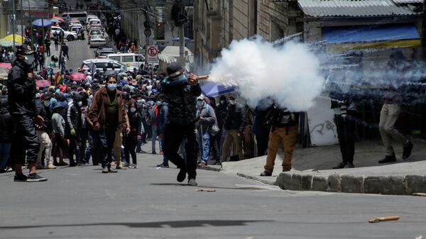 Protestas en Bolivia - Sputnik Mundo
