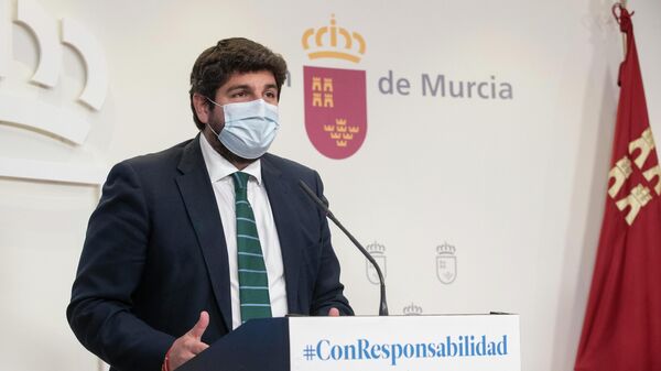 Fernando López Miras, presidente del Gobierno de Murcia - Sputnik Mundo
