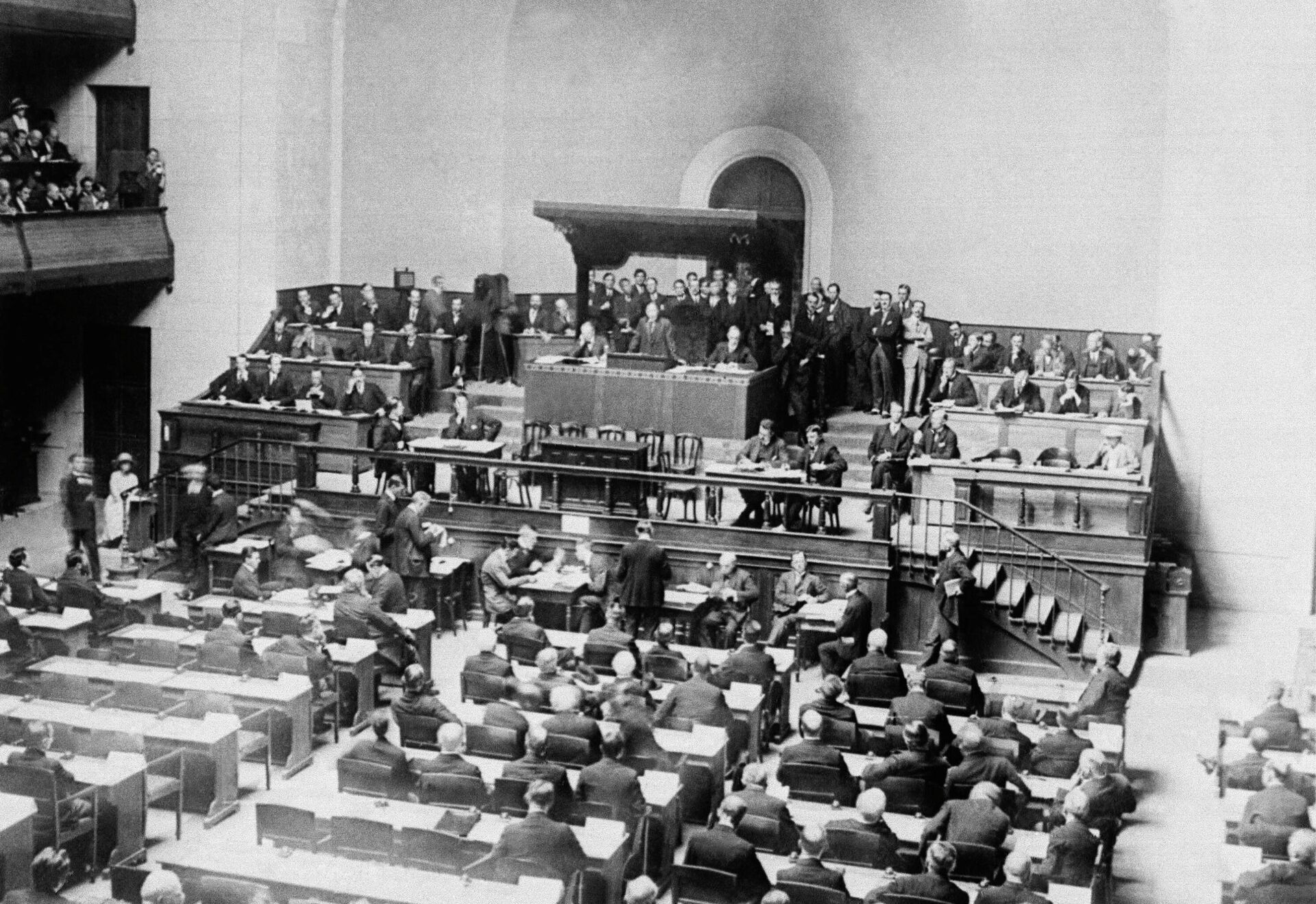 Una sesión de la Liga de las Naciones en Ginebra, Suiza - Sputnik Mundo, 1920, 11.03.2021