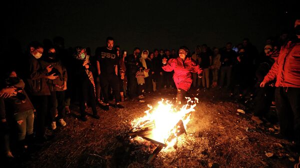 Festival de Fuego en Irán - Sputnik Mundo
