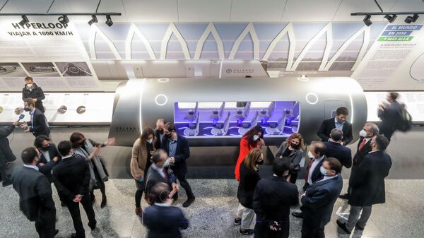 Presentación del vehículo Hyperloop de la empresa Zeleros en Valencia - Sputnik Mundo