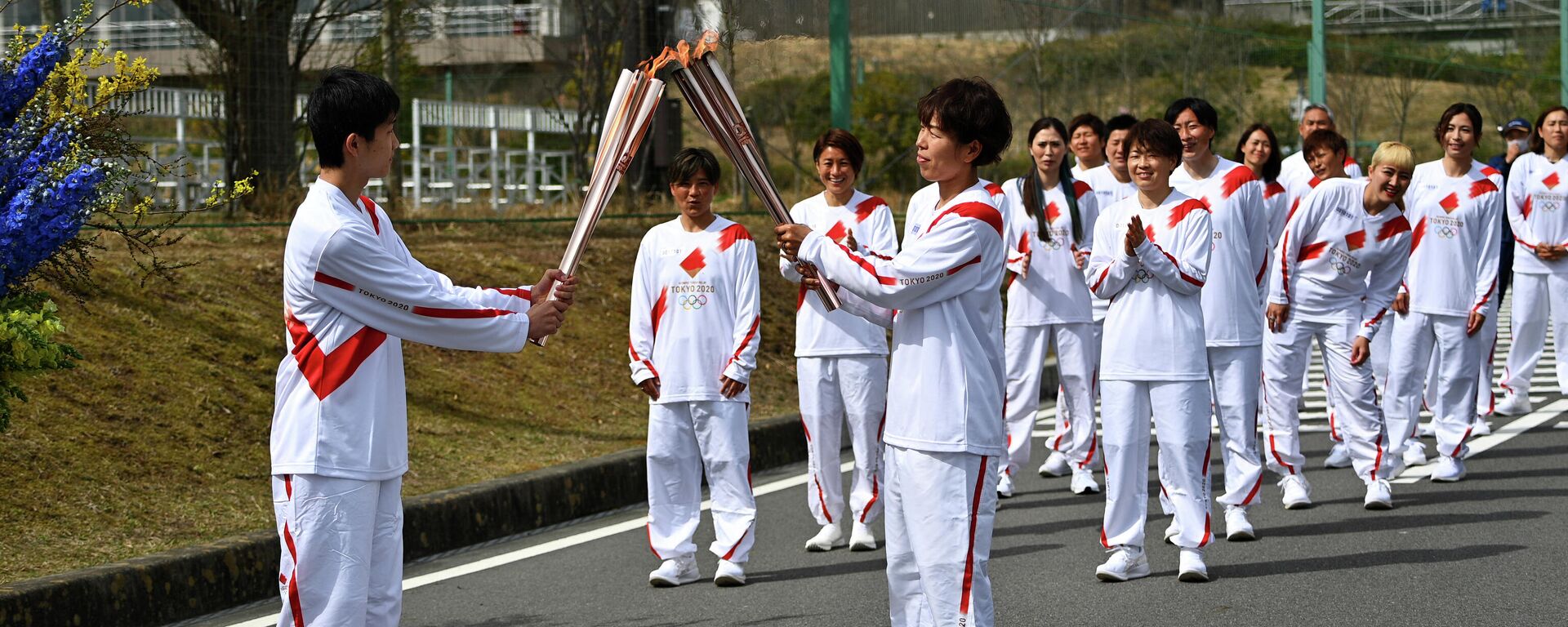 La ceremonia de relevo de la antorcha olímpica en Japón - Sputnik Mundo, 1920, 25.03.2021