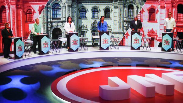 Debate presidencial en Perú - Sputnik Mundo
