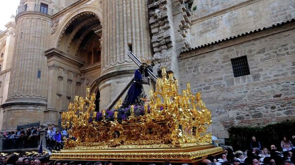 Foto de archivo de la procesión de la cofradía del Rico en Málaga. 23 de marzo de 2018 - Sputnik Mundo