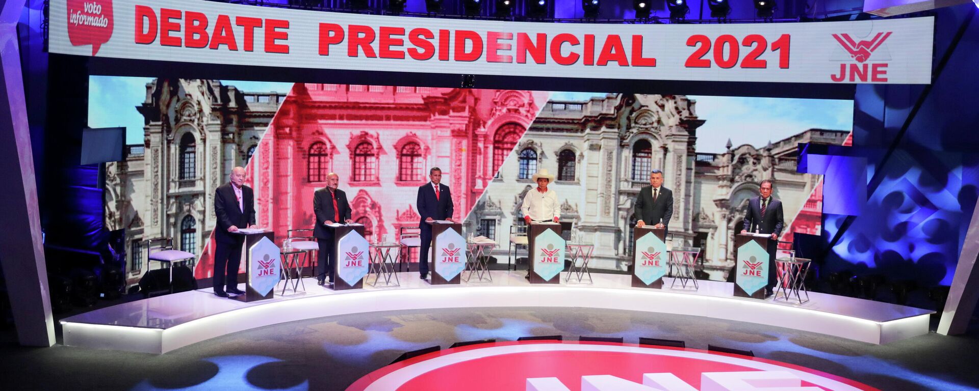 Debate presidencial en Perú - Sputnik Mundo, 1920, 01.04.2021