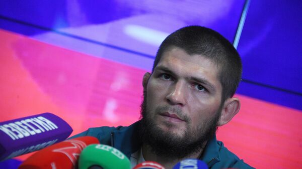 El luchador ruso de artes marciales mixtas (MMA) Khabib Nurmagomédov - Sputnik Mundo