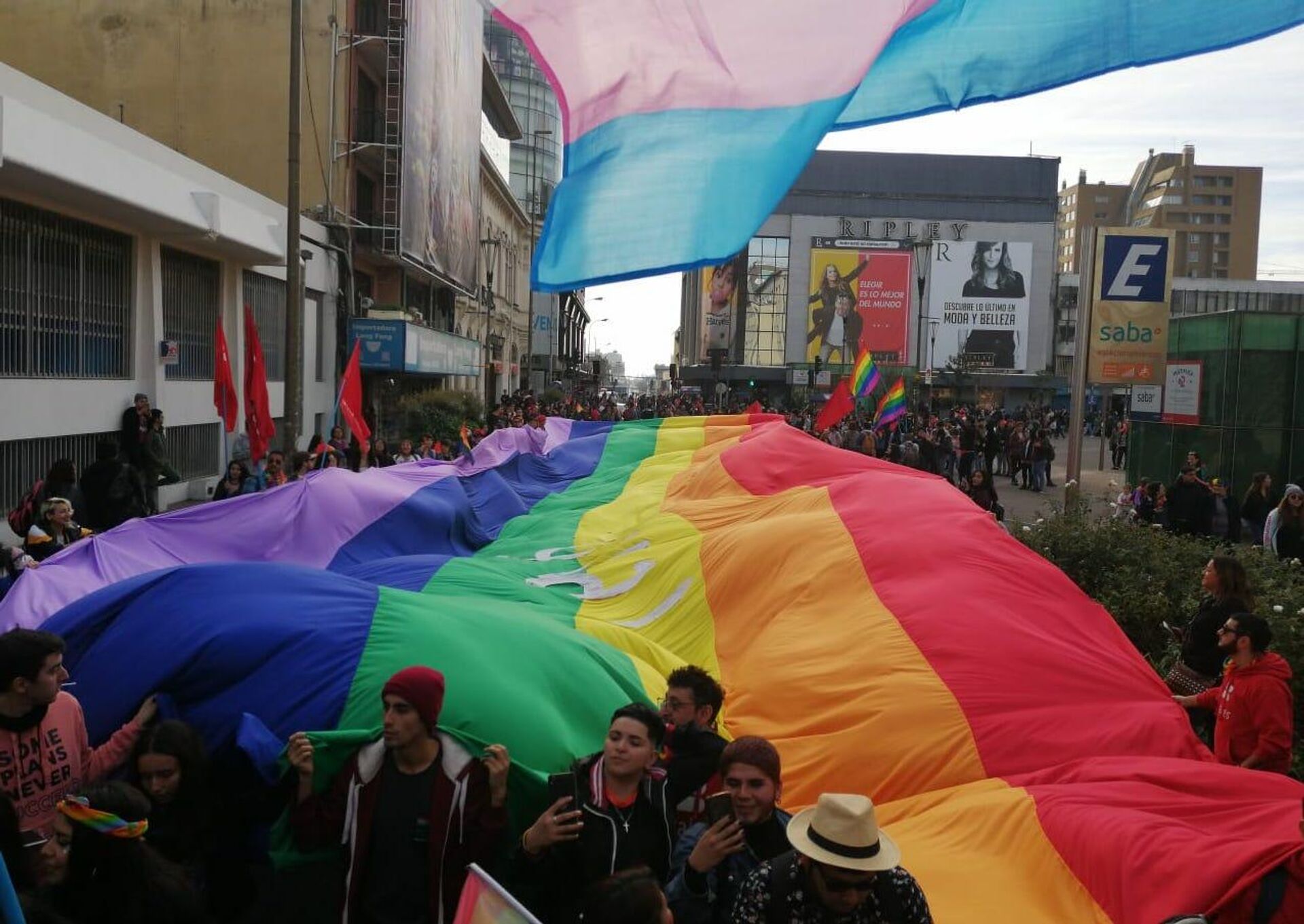 Marcha orgullo LGTBI, en Concepción, 2019 - Sputnik Mundo, 1920, 07.04.2021