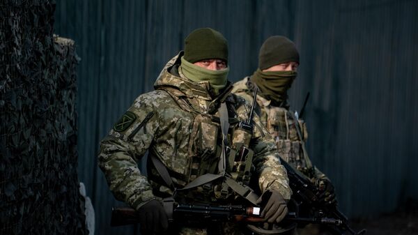 Militares ucranianos en la región de Lugansk (archivo) - Sputnik Mundo