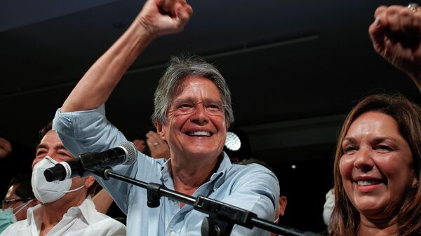 Guillermo Lasso, candidato presidencial de derecha de Ecuador - Sputnik Mundo
