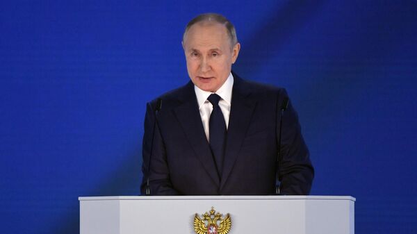 El mensaje anual del presidente ruso, Vladímir Putin, a la Asamblea Federal, el 21 de abril de 2021 - Sputnik Mundo
