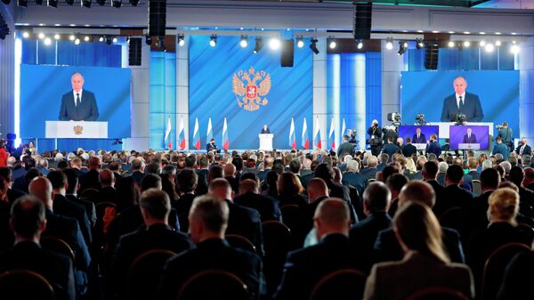 El mensaje anual del presidente ruso, Vladímir Putin, a la Asamblea Federal, el 21 de abril de 2021 - Sputnik Mundo