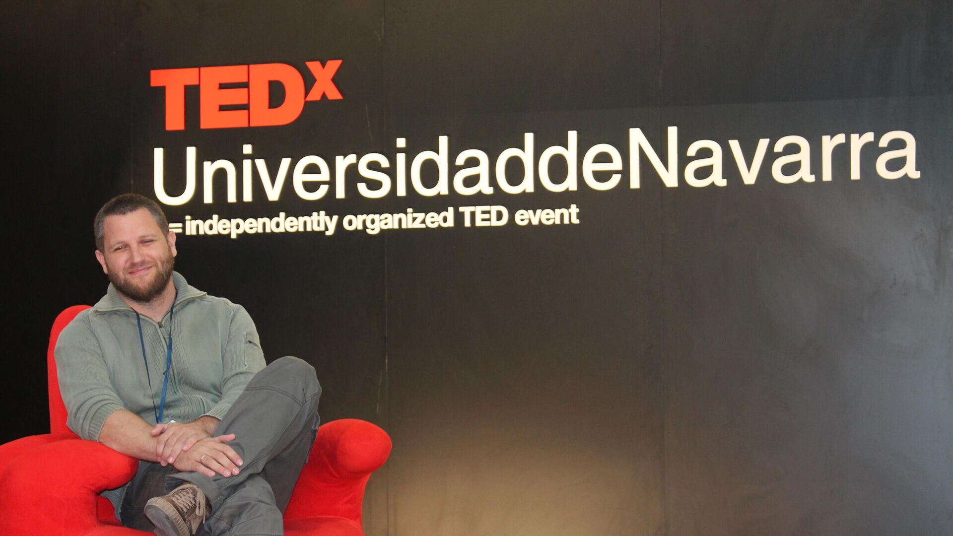 El reportero David Beriain, durante una charla  en Navarra de 2013 - Sputnik Mundo, 1920, 27.04.2021