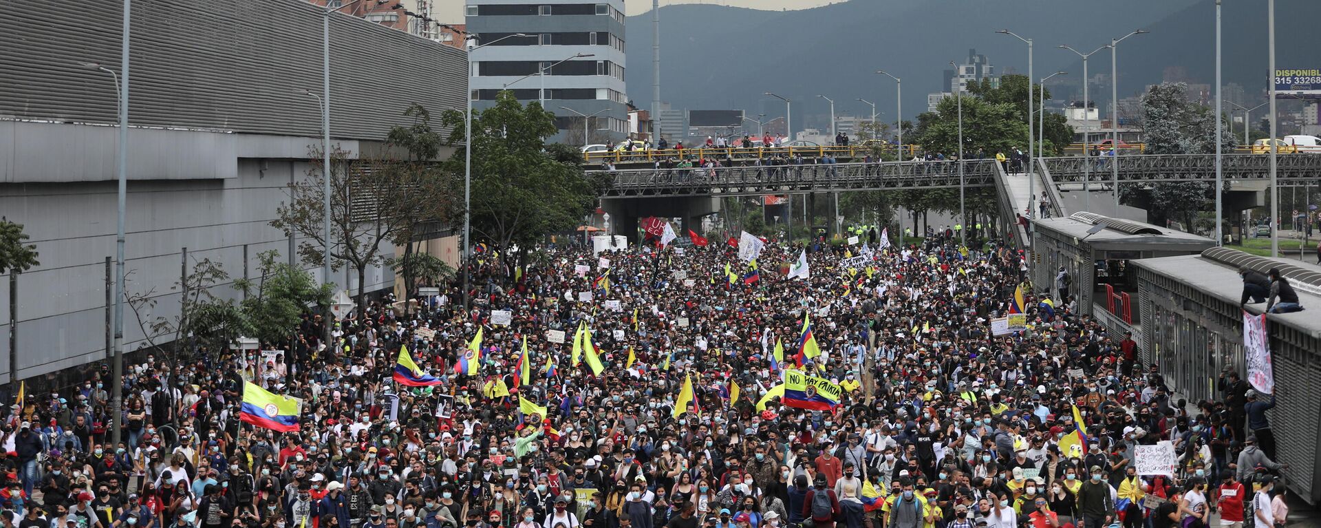 Protest en Colombia - Sputnik Mundo, 1920, 28.04.2021