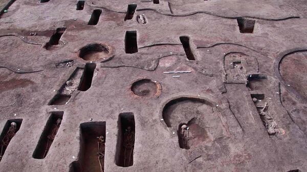 Tumbas en el sitio arqueológico de Koum el-Khulgan en el Delta del Nilo - Sputnik Mundo