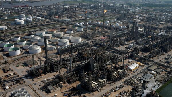 La refinería Deer Park en Texas, EEUU - Sputnik Mundo