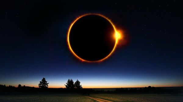 Eclipse sola (imagen referencial) - Sputnik Mundo