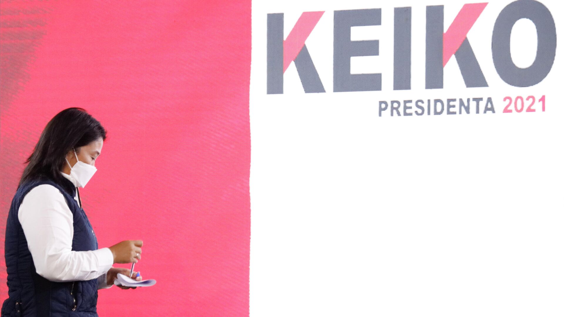 La candidata a la Presidencia, Keiko Fujimori, luego de denunciar fraude en las elecciones de 2021 - Sputnik Mundo, 1920, 23.08.2021
