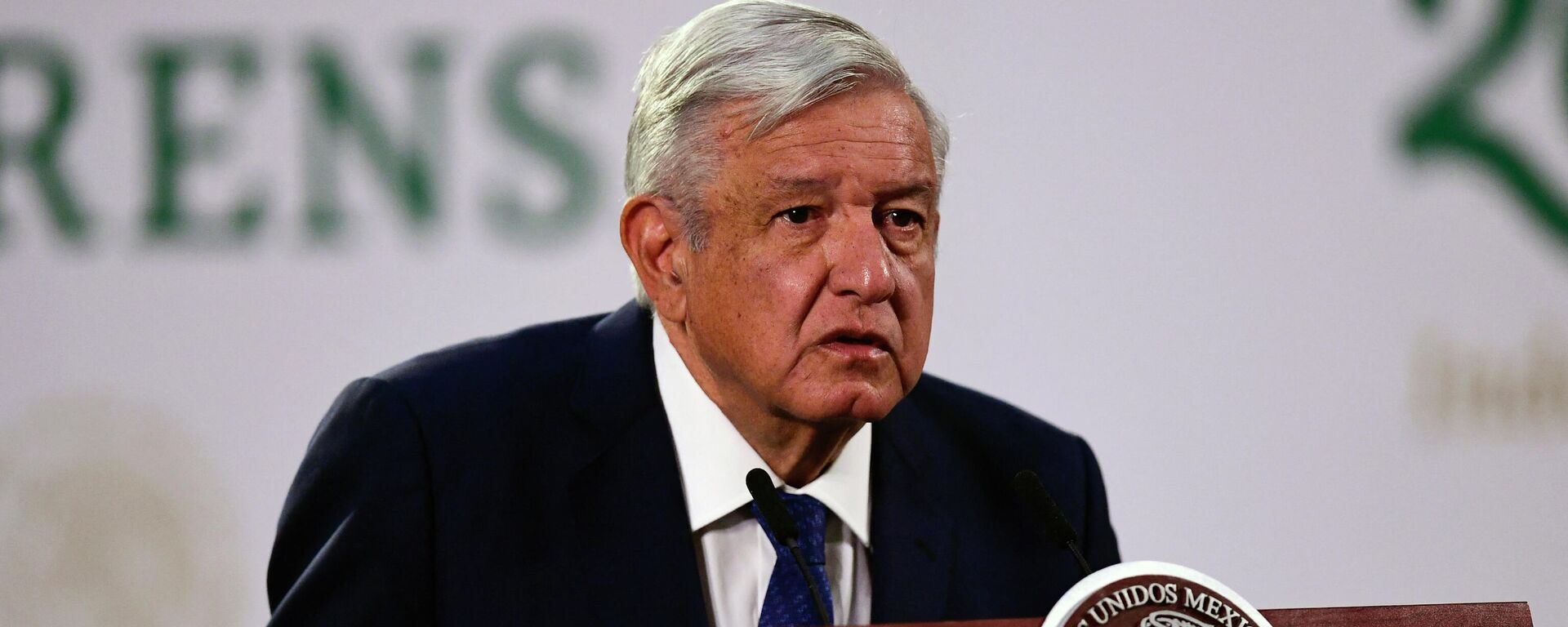 Andrés Manuel López Obrador, presidente de México - Sputnik Mundo, 1920, 14.06.2021