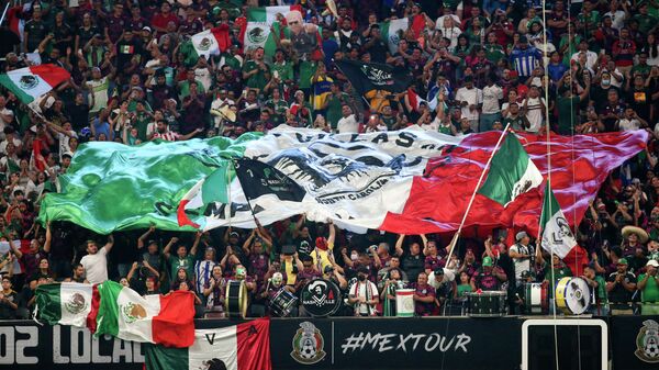 Público alentando a la selección mexicana de fútbol - Sputnik Mundo