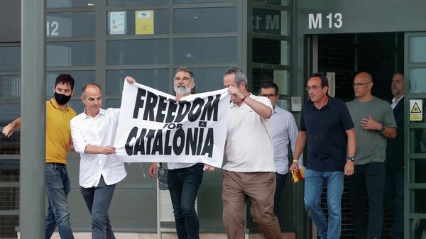 Los independentistas catalanes indultados - Sputnik Mundo