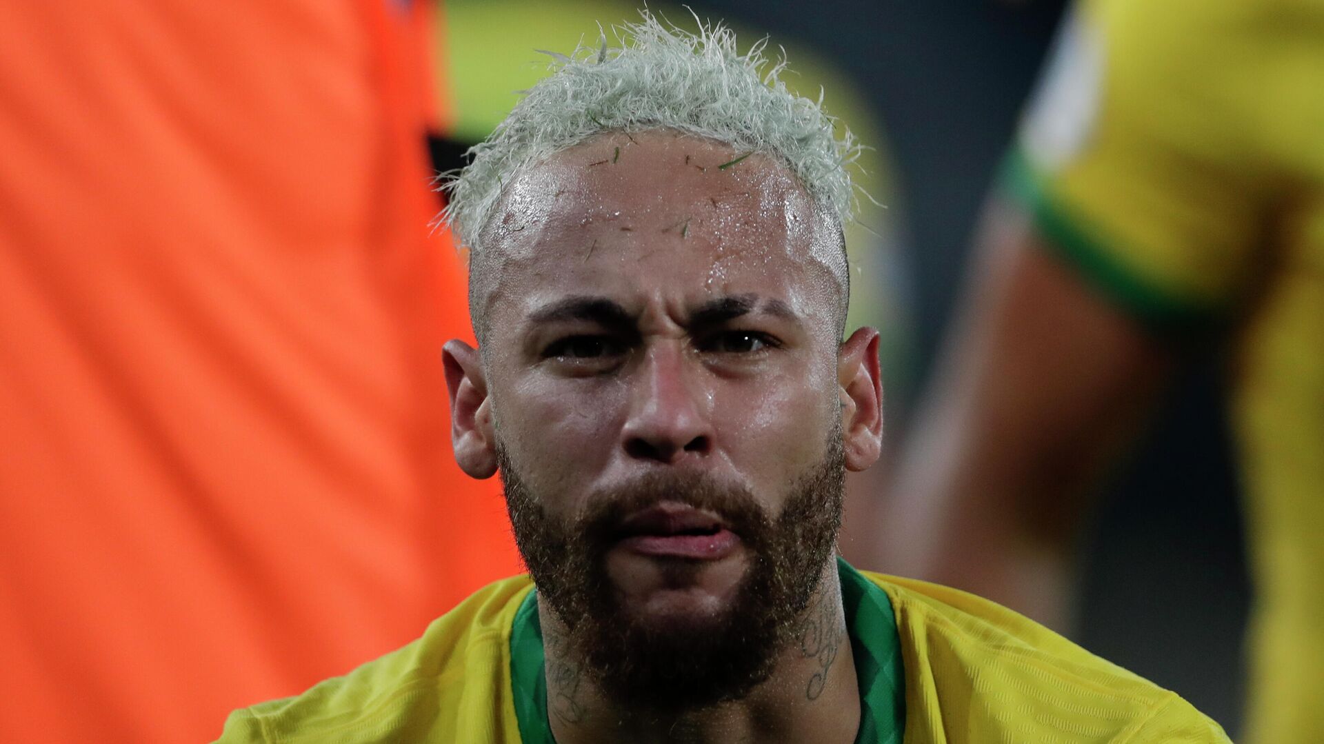 El futbolista brasileño Neymar celebra un gol durante la Copa América 2021 - Sputnik Mundo, 1920, 30.11.2022