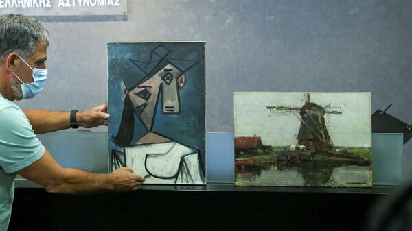 Obras de Picasso y Mondrian robadas hace nueve años de la Galería Nacional de Grecia (Atenas) - Sputnik Mundo
