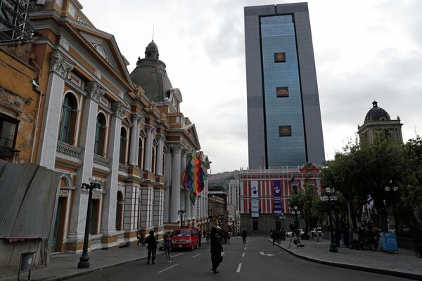 La Casa Grande del Pueblo, sede presidencial de 29 pisos construida por Evo Morales - Sputnik Mundo
