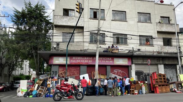 Desalojos en Ciudad de México - Sputnik Mundo