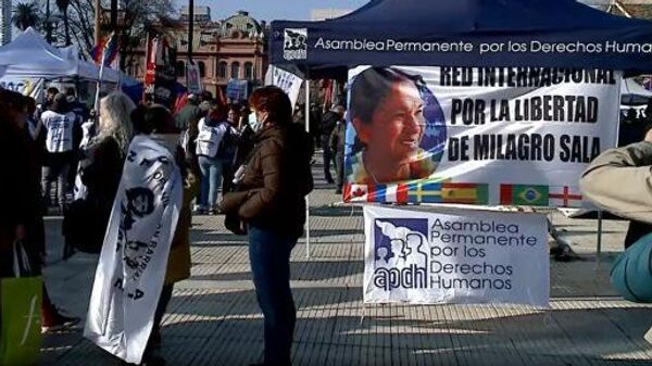 La Plaza de Mayo se llena de activistas a 2.000 días de la detención de Milagro Sala - Sputnik Mundo