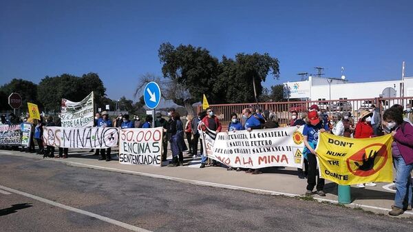 Protesta contra la mina de Retortillo (Salamanca) - Sputnik Mundo