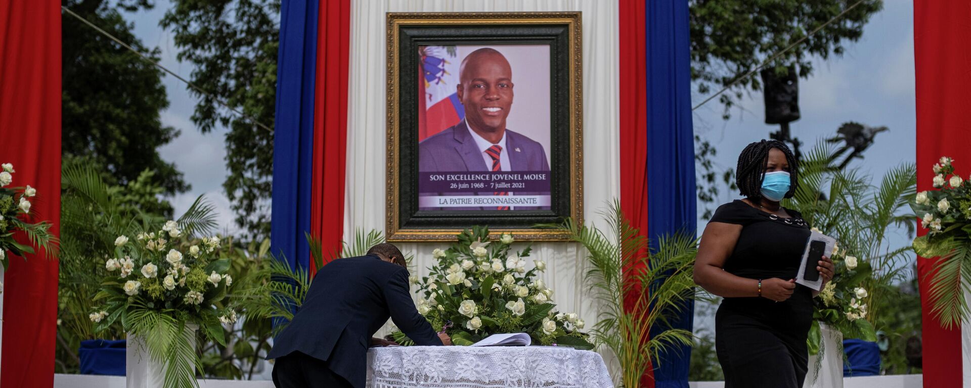 Ceremonioa en honor al expresidente de Haití, Jovenel Moise - Sputnik Mundo, 1920, 10.08.2021