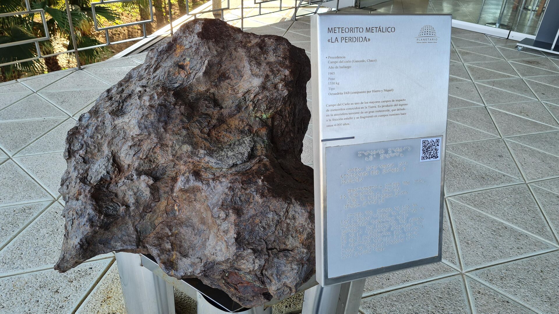 El meteorito metálico apodado 'La Perdida' fue encontrado en 1965 en la provincia del Chaco - Sputnik Mundo, 1920, 23.07.2021
