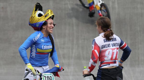 Mariana Pajón, ciclista de bmx colombiana  - Sputnik Mundo