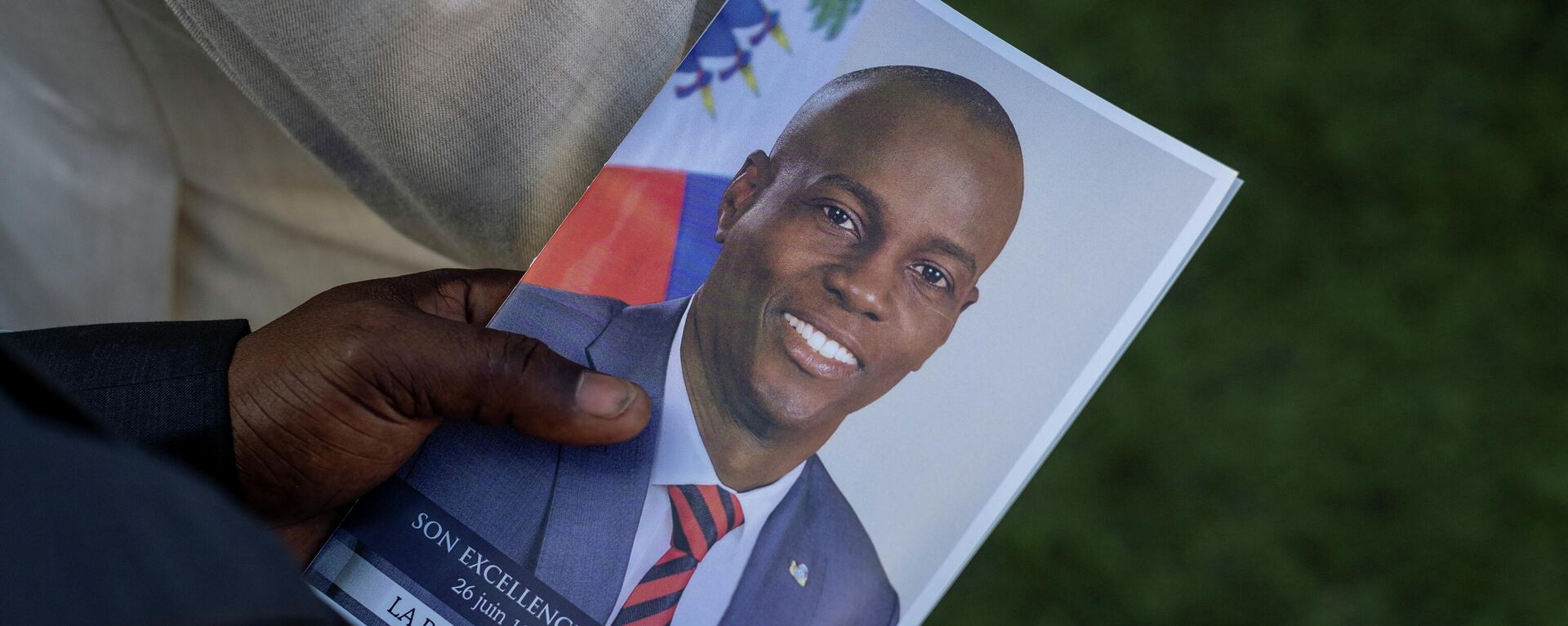 El retrato del asesinado presidente de Haití, Jovenel Moise - Sputnik Mundo, 1920, 09.08.2021