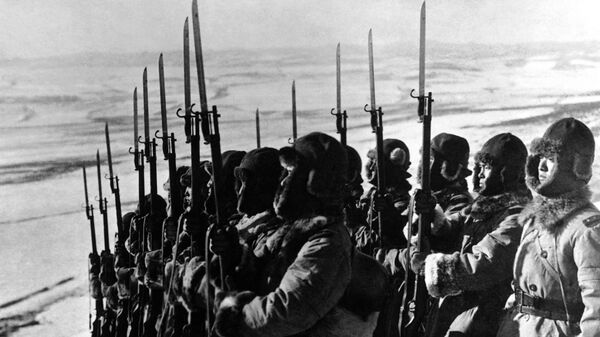 Soldados japoneses cerca de la frontera de la URSS, en Siberia - Sputnik Mundo