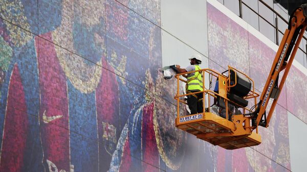 El FC Barcelona retira los carteles de Messi del Camp Nou - Sputnik Mundo
