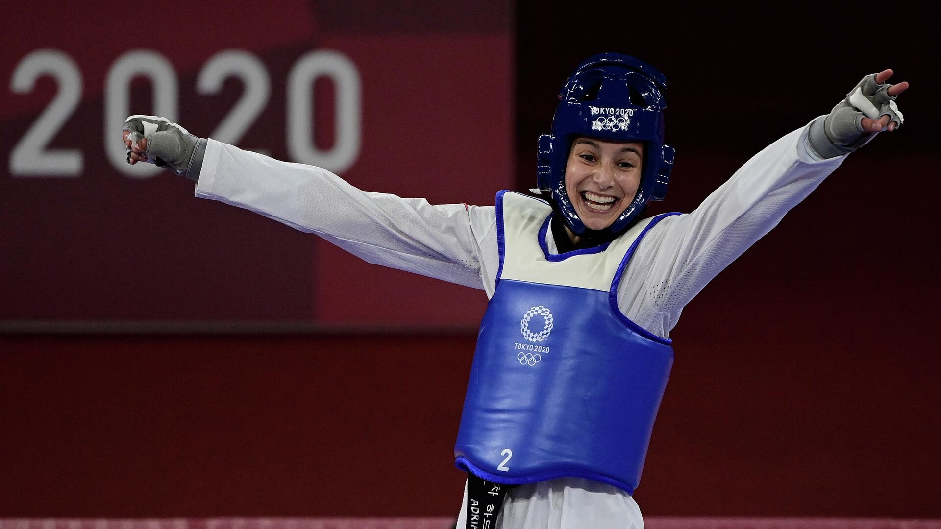 Adriana Cerezo, tras ganar el combate semifinal en la categoría de 49 kg en Tokio 2020 - Sputnik Mundo, 1920, 11.08.2021