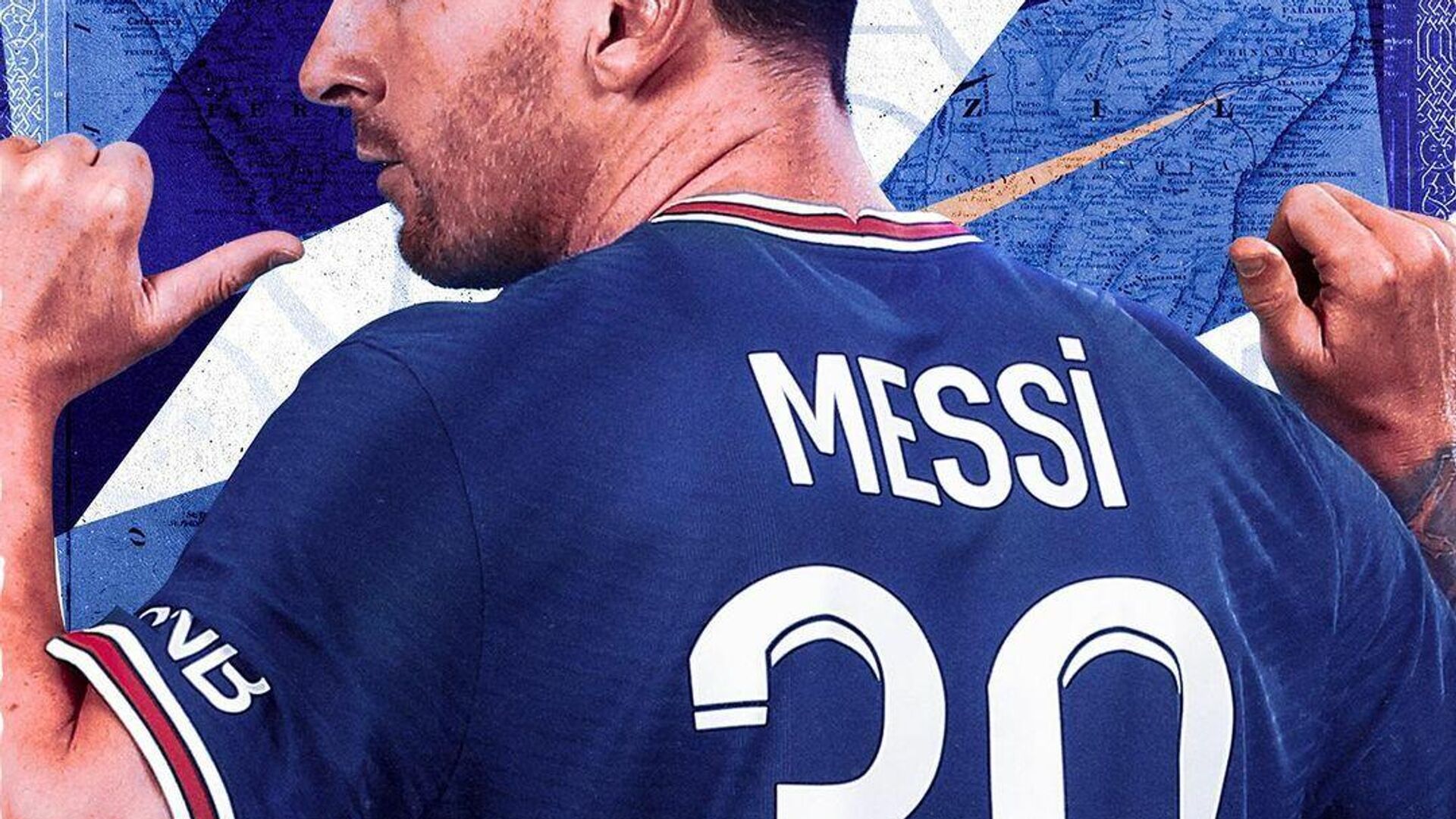 Camiseta Lionel Messi - Sputnik Mundo, 1920, 14.08.2021